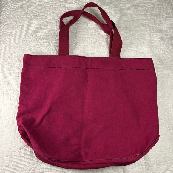 Large Life is Good Berry Colored Tote - Picture 2 of 10